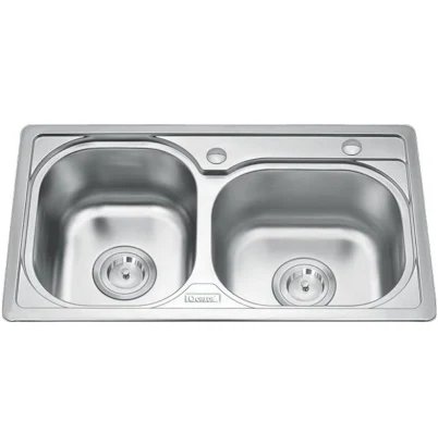 Chậu Rửa Bát Inox 2 Hố Gorlde B-209