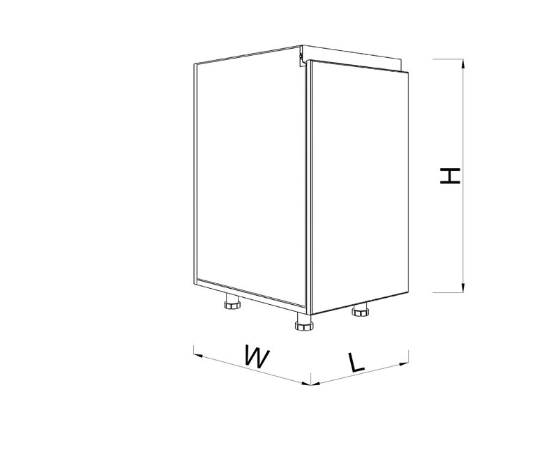 Thùng Rác Âm Tủ Cánh Kéo Lecmax Home TR1K