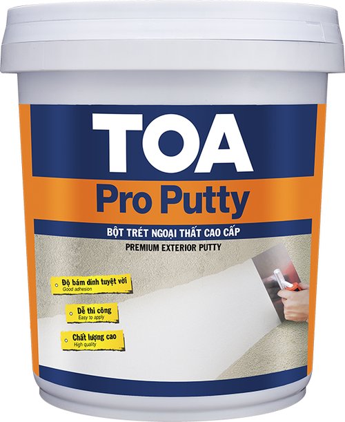 Bột Trét Ngoại Thất TOA Pro Putty