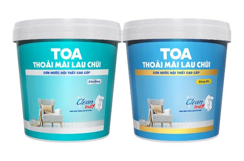 Sơn Nội Thất TOA Thoải Mái Lau Chùi